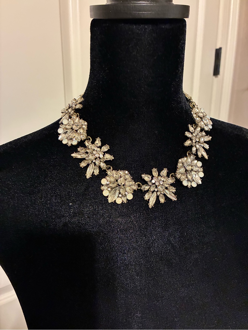 Baublebar gold and rhinestone necklace.